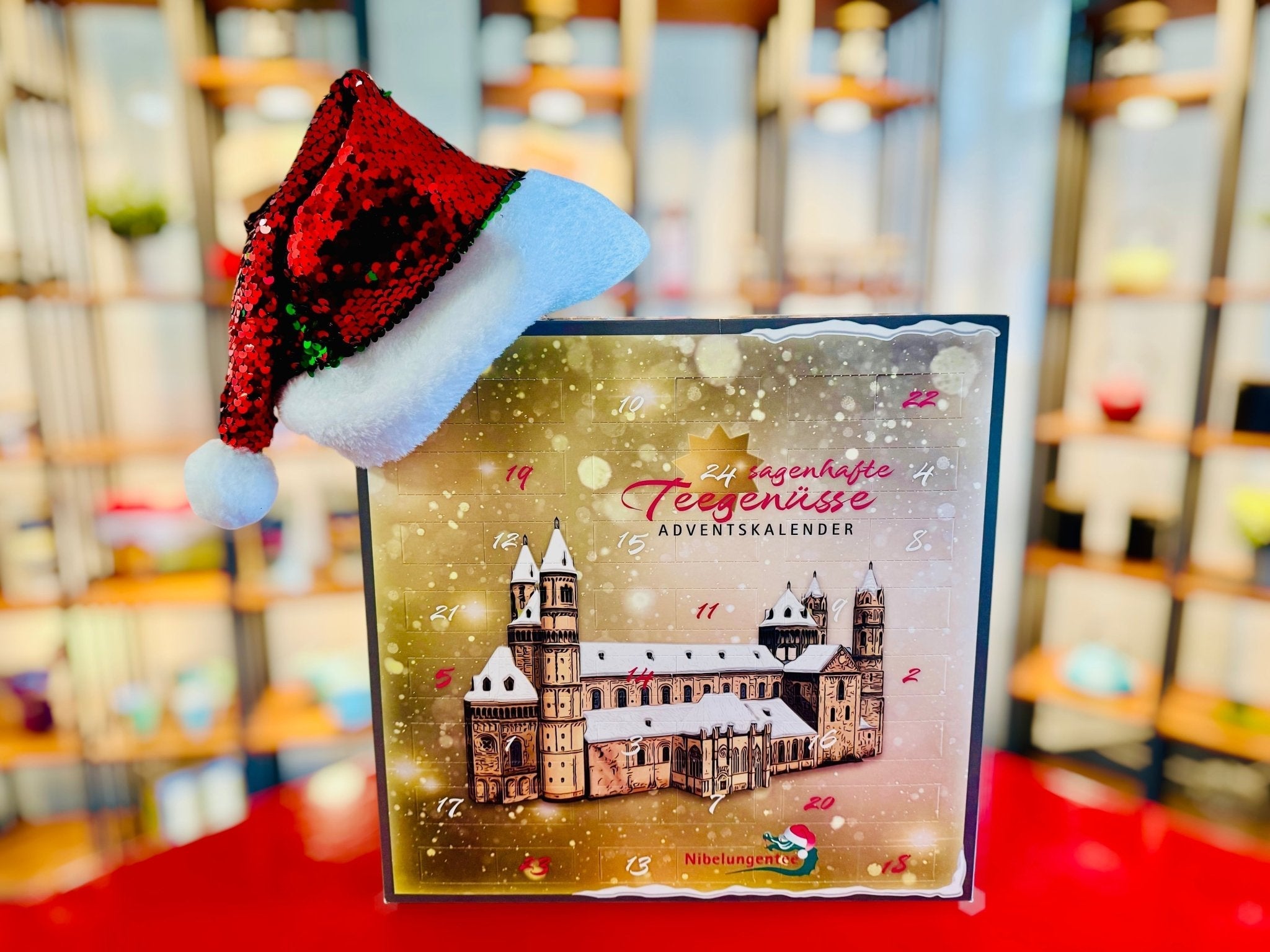 Adventskalenderzeit: Advent Advent Ein Lichtlein brennt, dann zwei, dann drei, bald leuchten alle vier - Nibelungentee