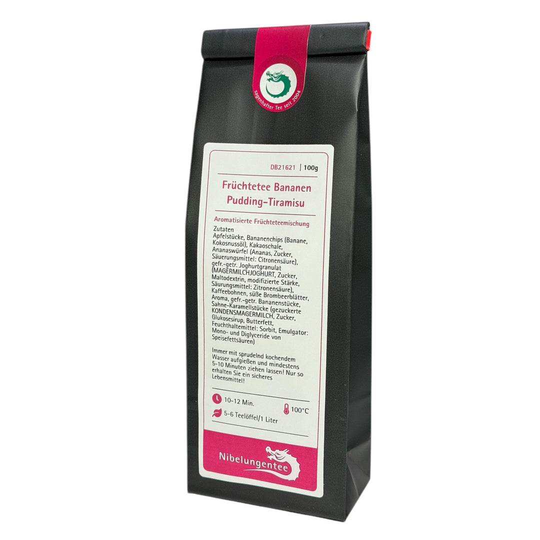 Früchtetee Bananen - Pudding - Tiramisu