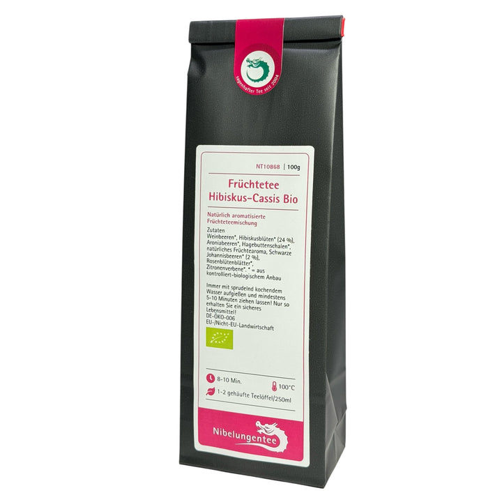 Früchtetee Hibiskus - Cassis Bio