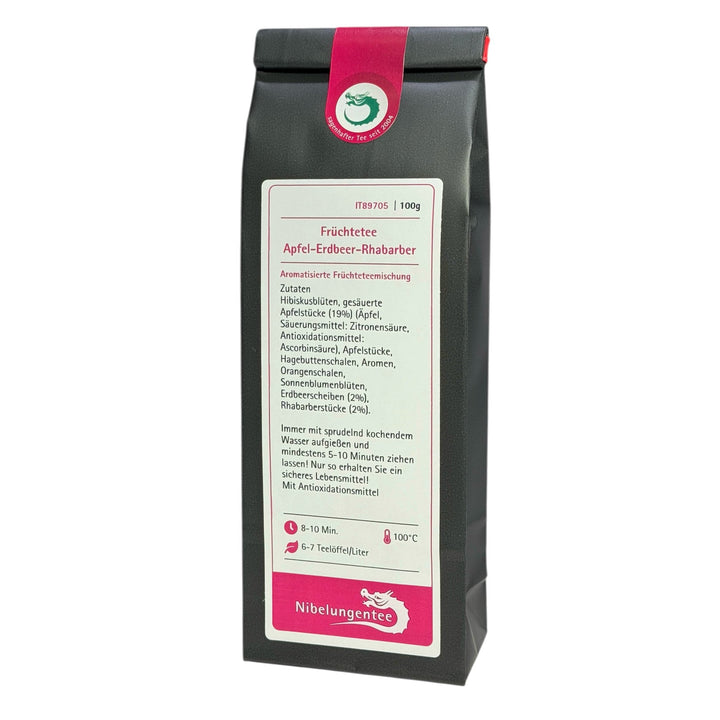 Früchtetee Apfel - Erdbeer - Rhabarber