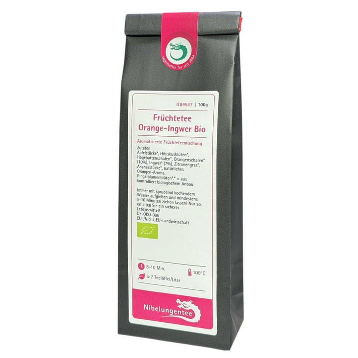 Früchtetee Orange - Ingwer Bio