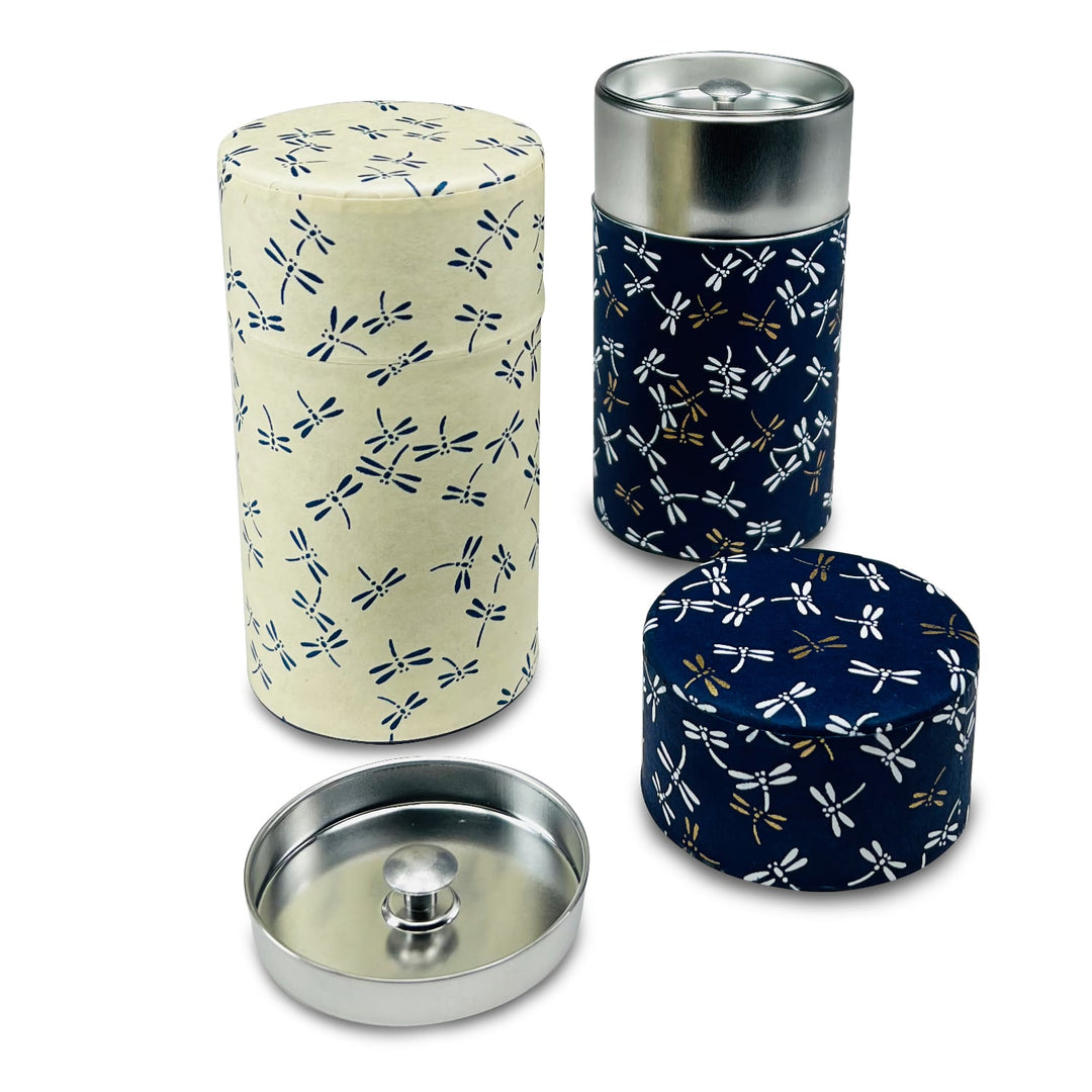 Japanische Teedose Tonbo 80g 2er - Set