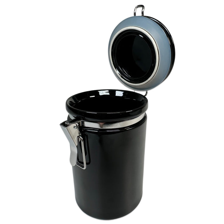 Keramik Kaffeedose Zero Black 200g