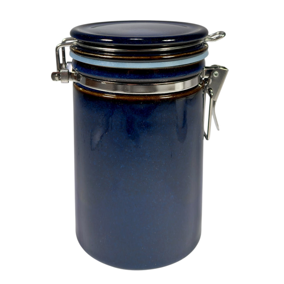 Keramik Kaffeedose Zero Jeans Blue 200g