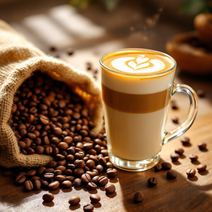Latte Macchiato Schoko Kaffee