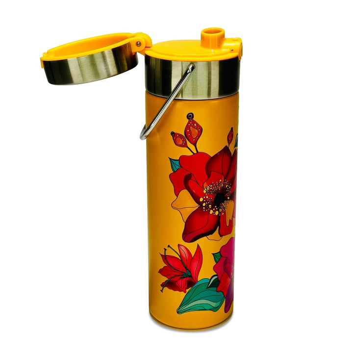 LEEZA Poppy yellow Trinkflasche