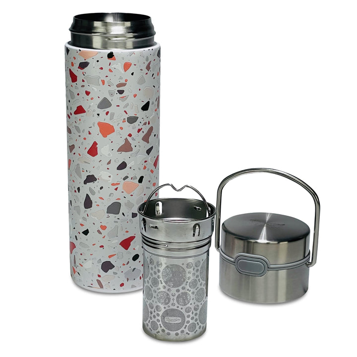 LEEZA Terrazzo Trinkflasche