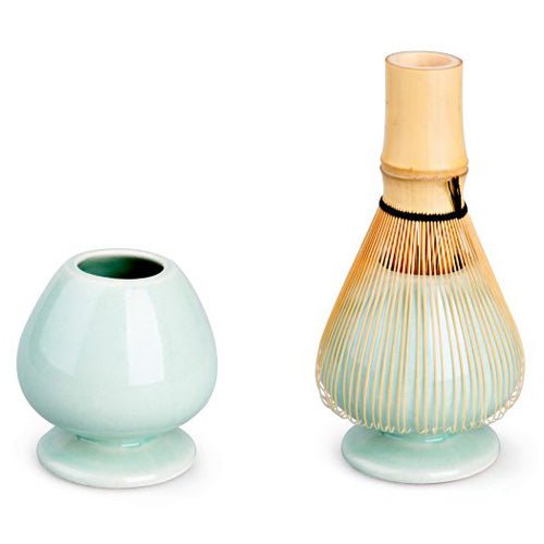 Matcha - Besen - Halter hellblau