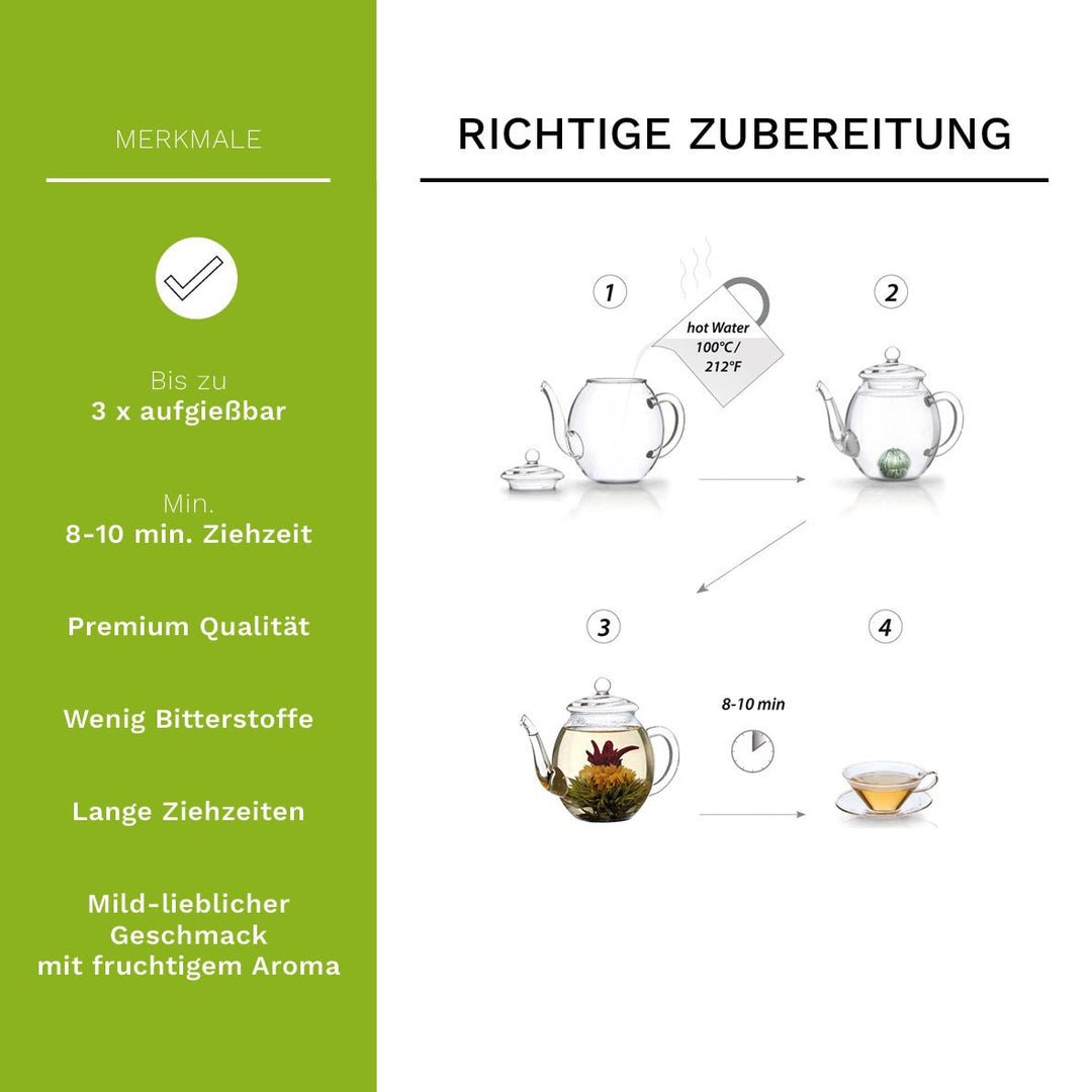 Mixed 18er Box Mit Magnetverschluss Erblühtee Grüner Tee