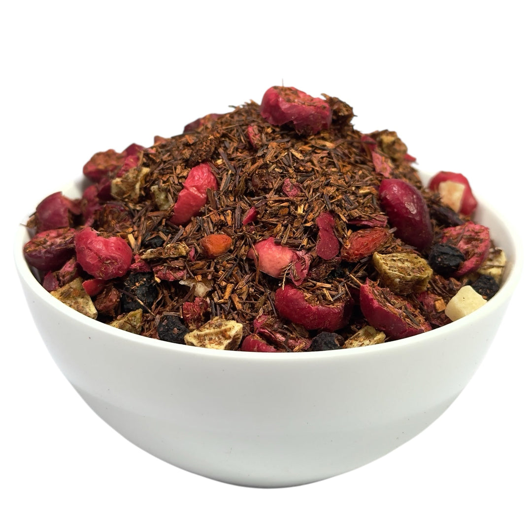 Rotbuschtee Goji Cranberry Granatapfel