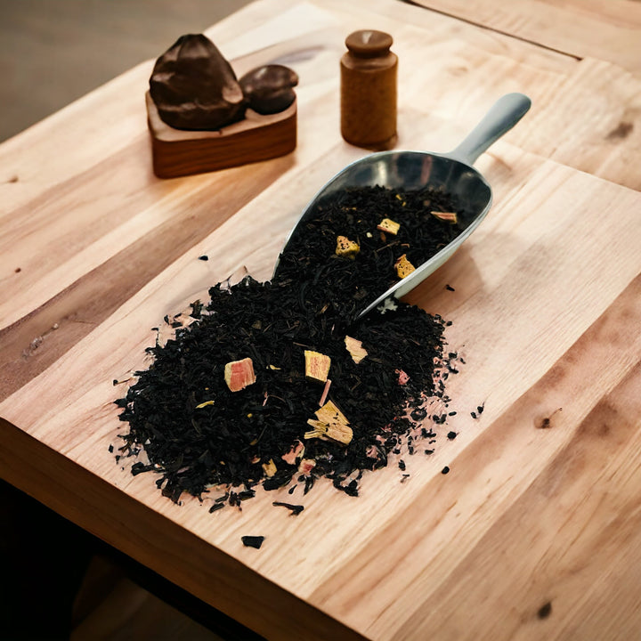 Schwarze Rhabarber - Sahne