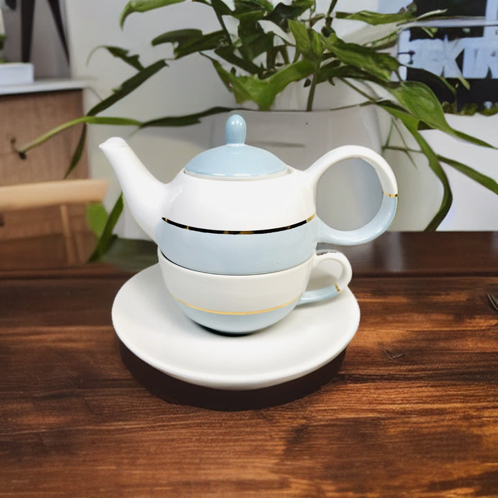 Tea - for - One Set Lieske Blau
