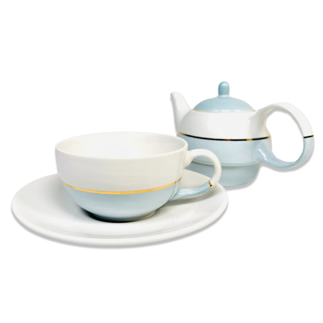 Tea - for - One Set Lieske Blau