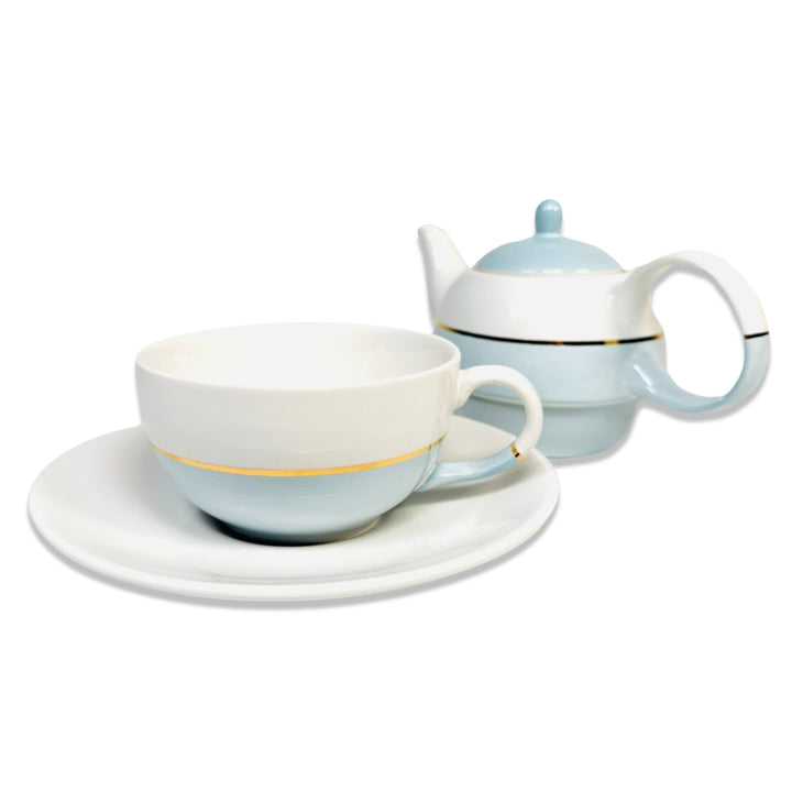 Tea - for - One Set Lieske Blau