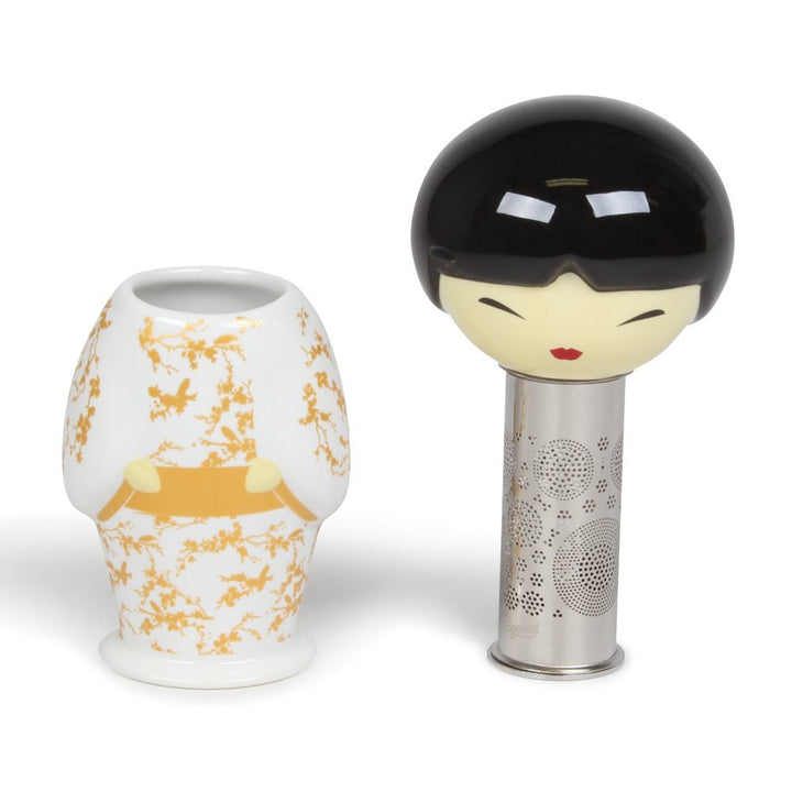 TEAFAN® Geiko Geisha gold - trendiges Teesieb