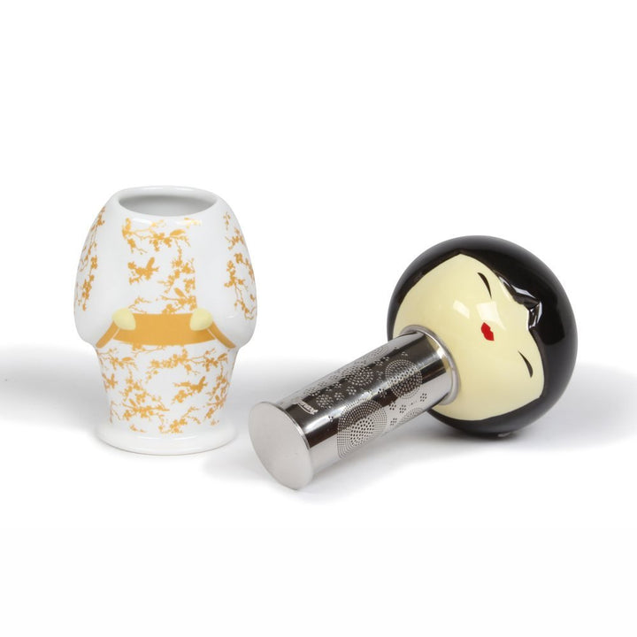 TEAFAN® Geiko Geisha gold - trendiges Teesieb