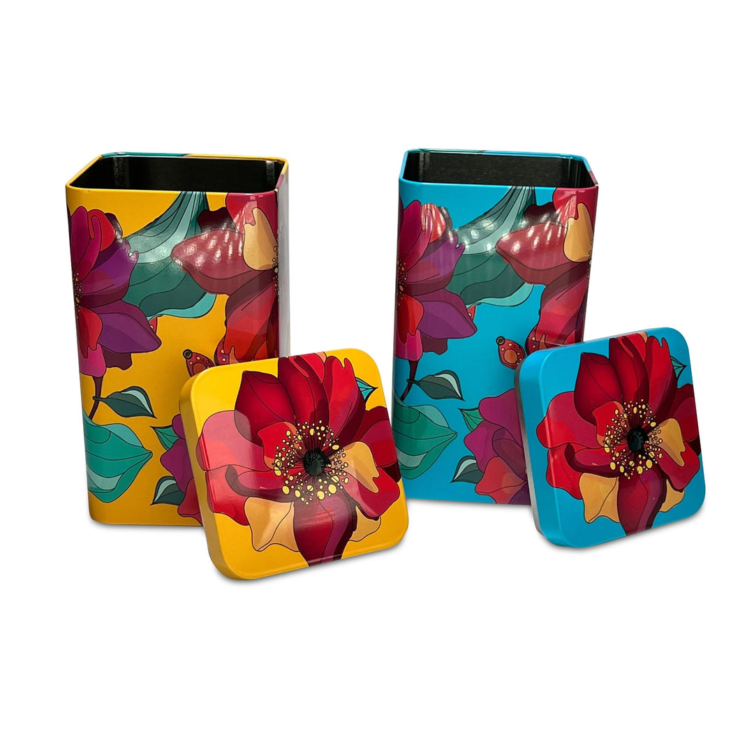 Teedose Poppy 2er Set Midi