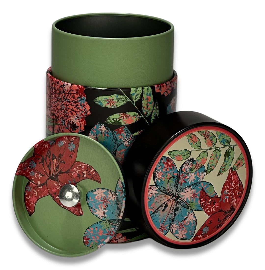 Teedose Rustic Flower 2er Set 150g