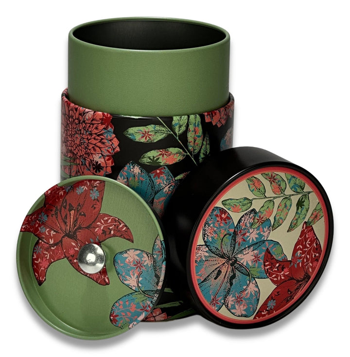 Teedose Rustic Flower 2er Set 150g